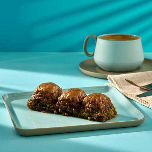 Chocolate and Pistachio Baklava
