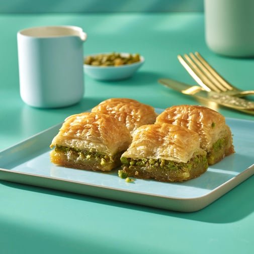 Pistachio Square Baklava
