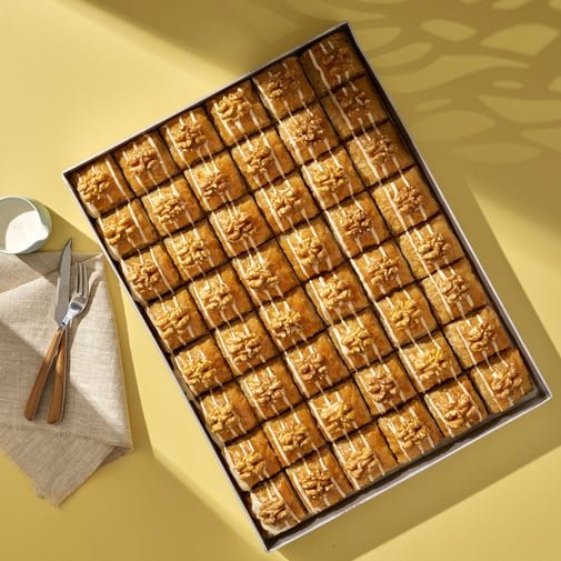 Walnut Square Baklava Tray